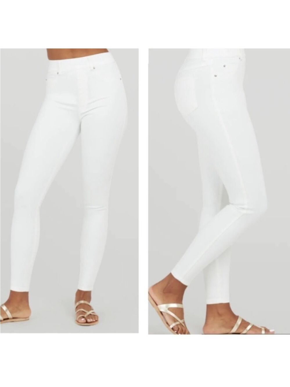 NWT Spanx Ankle Skinny White jean-ish Jegging Jeans Size XS Brand New with Tags